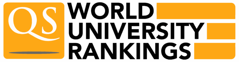 Logo de QS World University Rankings asociado al prestigio institucional de la maestria en marketing y publicidad